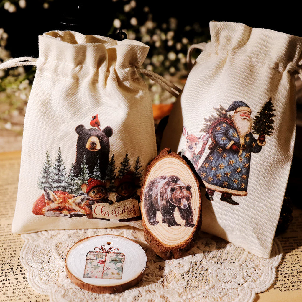 Christmas Matte Rub-on Transfers