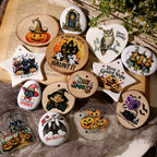 Halloween Colorful UV-DTF Rub-on Stickers