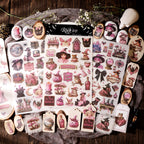 Halloween Pink Matte Rub-on Transfers
