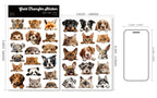 Pets UV-DTF Rub-on Stickers