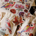 Owl Matte Rub-on Transfers