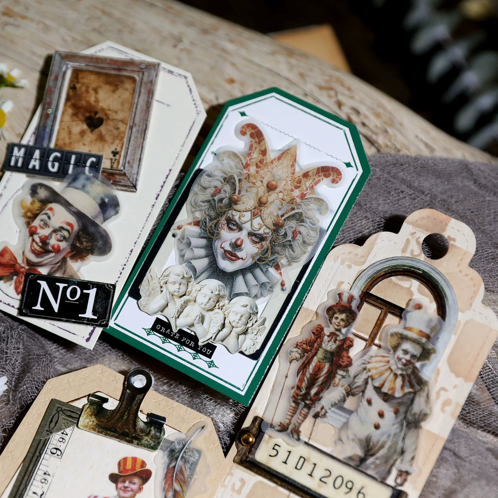 Circus Vellum Stickers