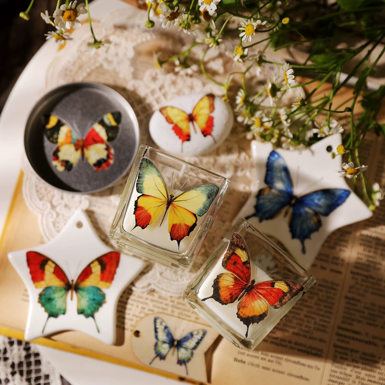 Butterflies UV-DTF Rub-on Stickers