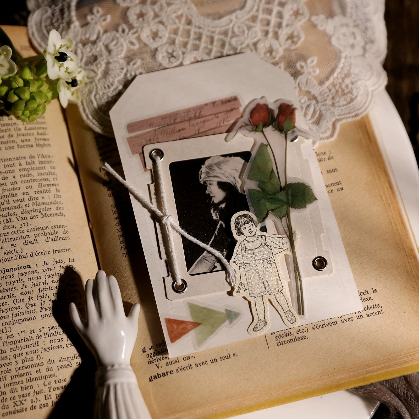 Retro Old Photos Vellum Stickers
