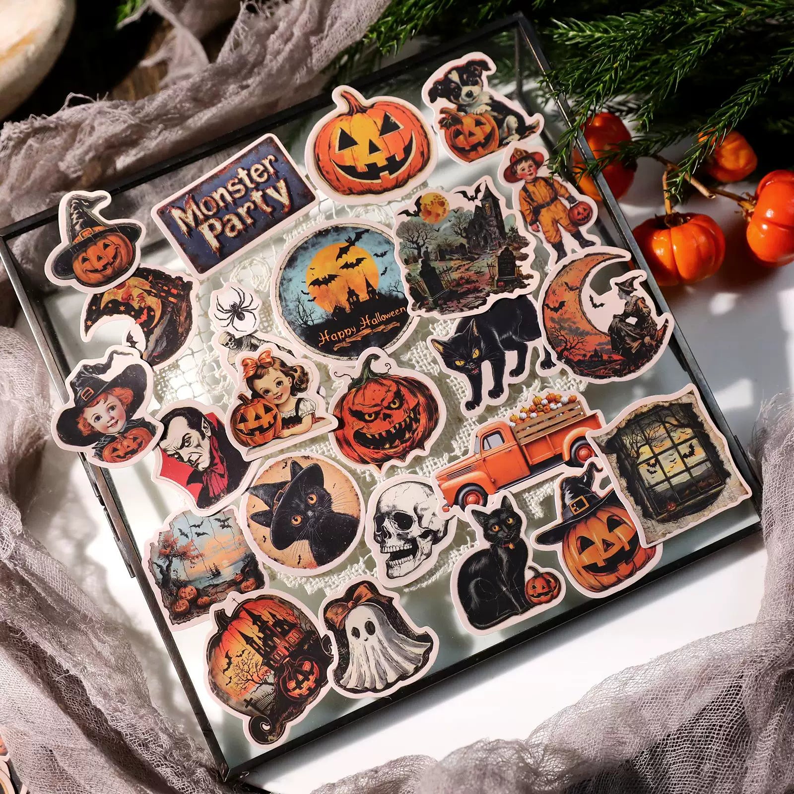 Halloween PVC Self-adhesive Stickers