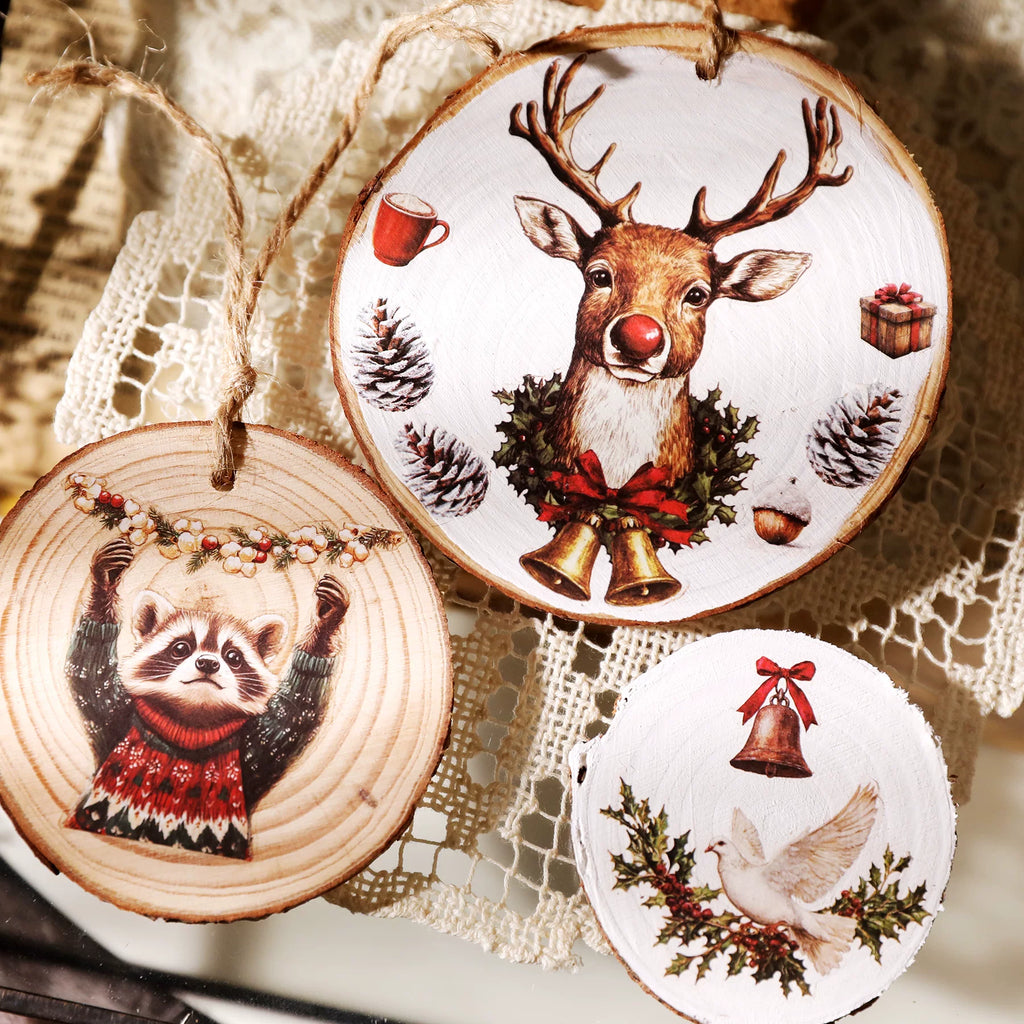 Christmas Matte Rub-on Transfers