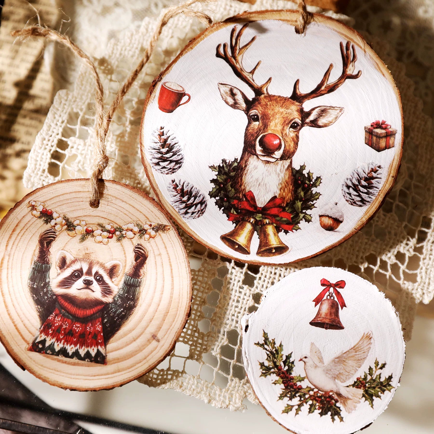 Christmas Matte Rub-on Transfers