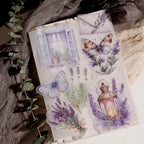Lavender Vellum Stickers