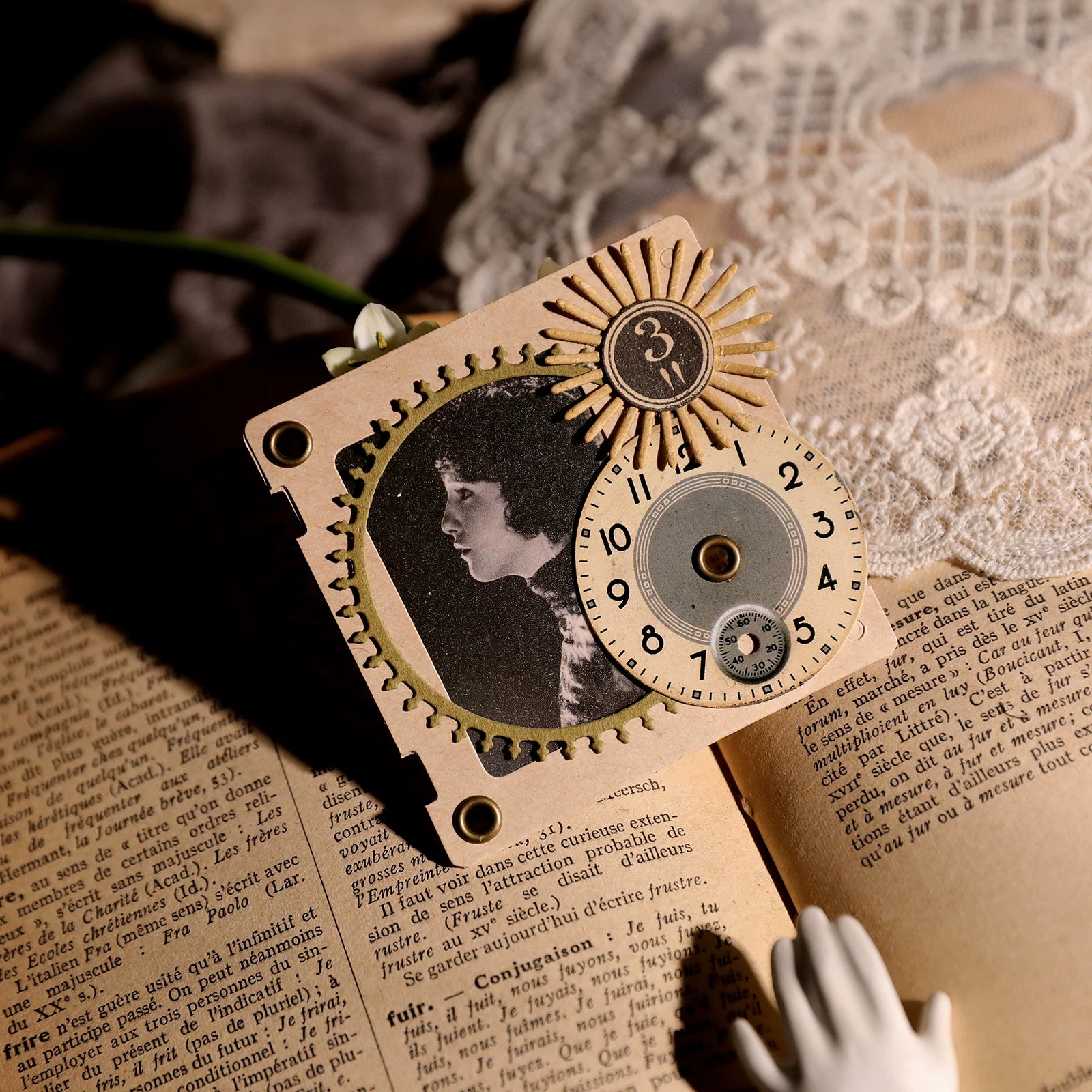 Retro Old Photos Vellum Stickers