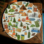 Camping Vellum Stickers