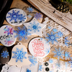 Snowflake UV-DTF Rub-on Stickers