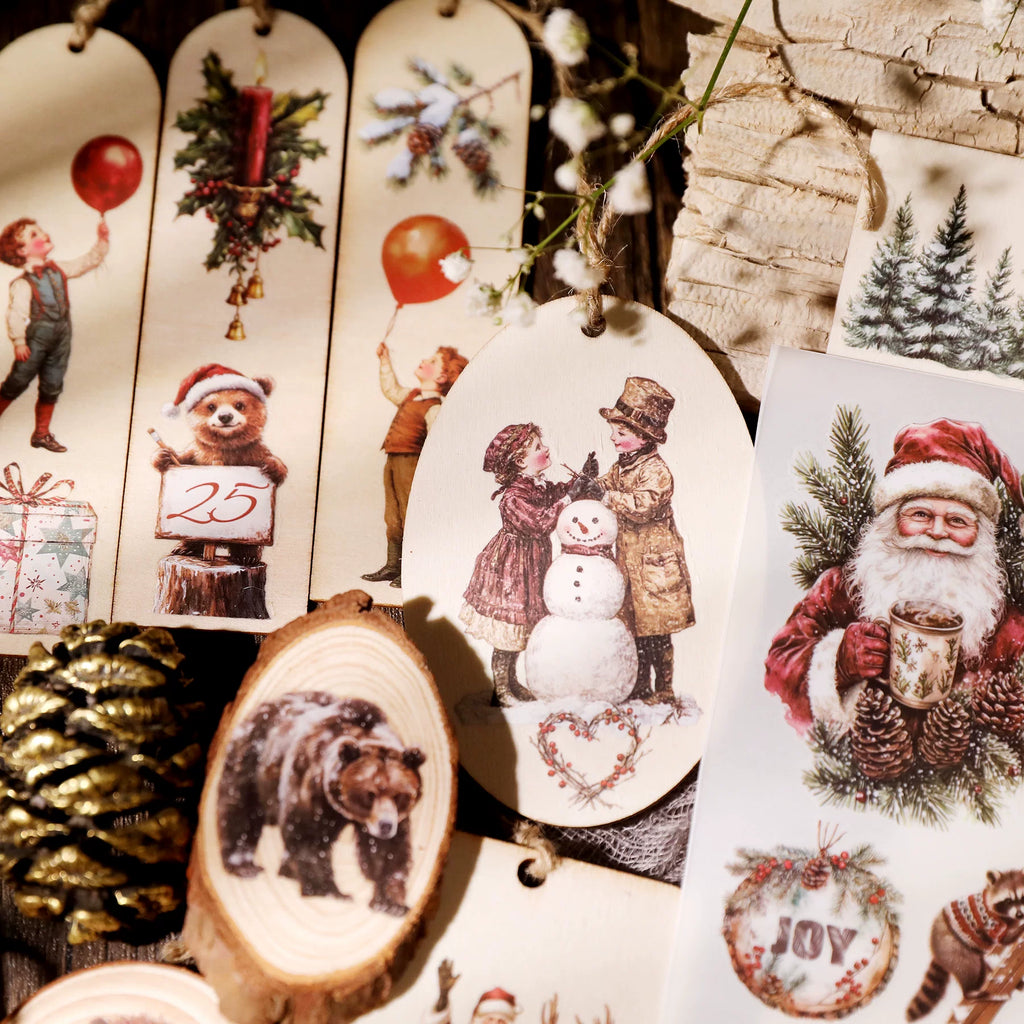 Christmas Matte Rub-on Transfers