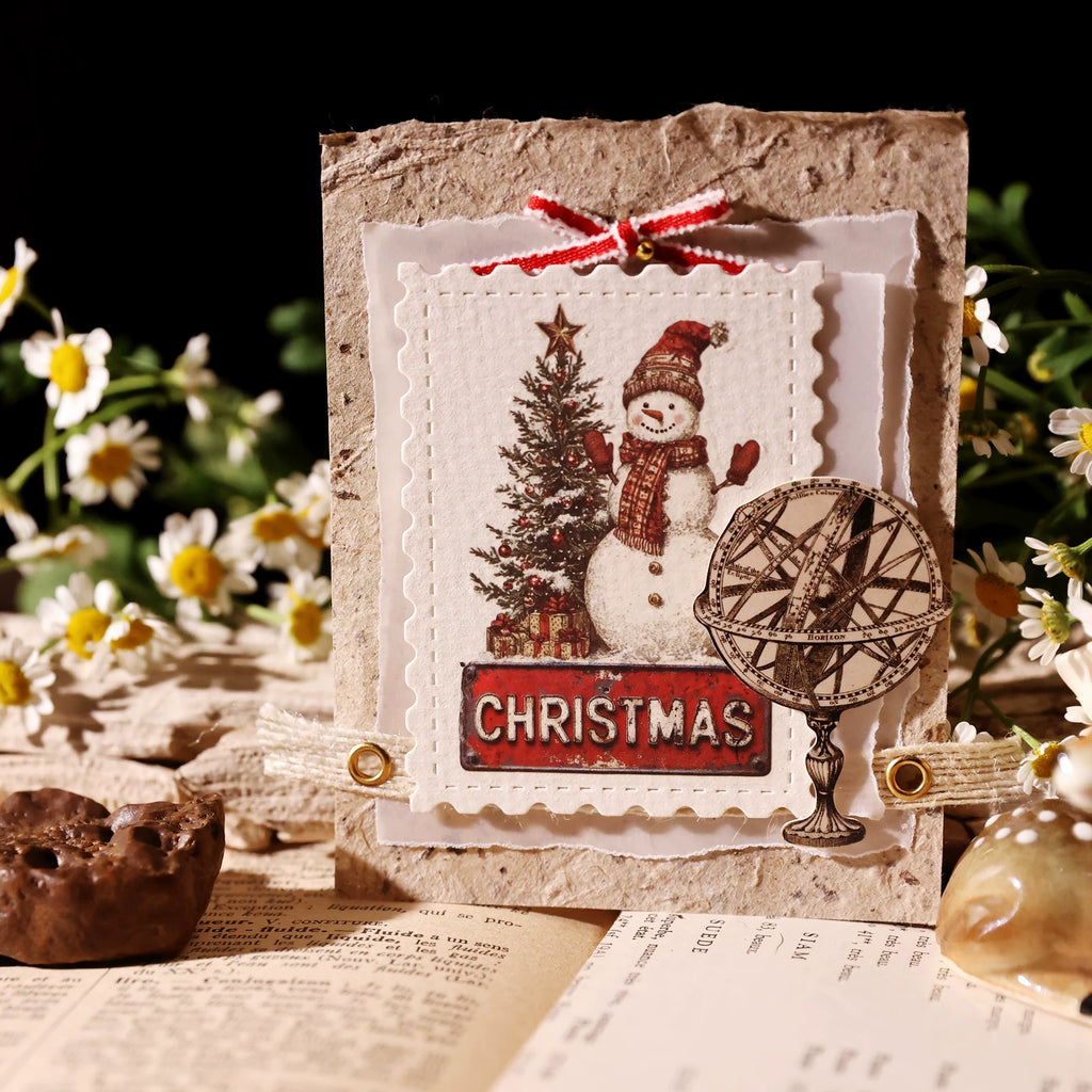 Christmas Signs Matte Rub-on Transfers