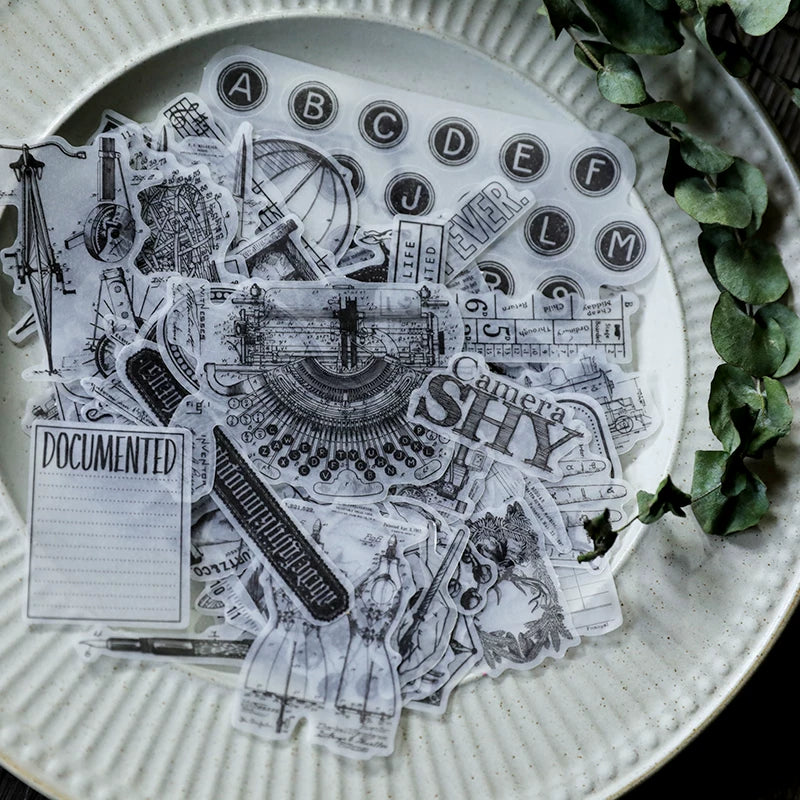 Steam Machinery Vellum Stickers