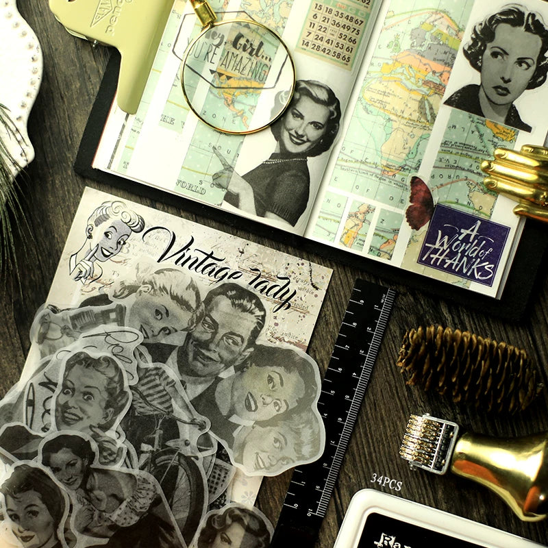 Figure Vellum Stickers