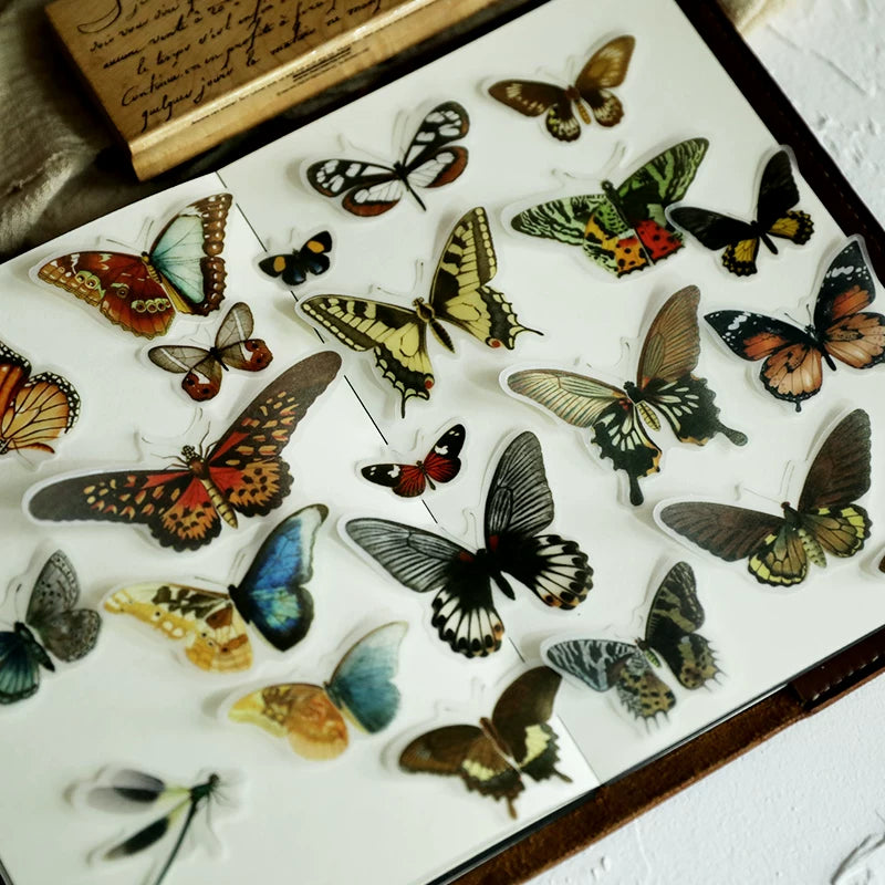 Little Butterfly Vellum Stickers