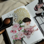 Elegant Woman Vellum Stickers