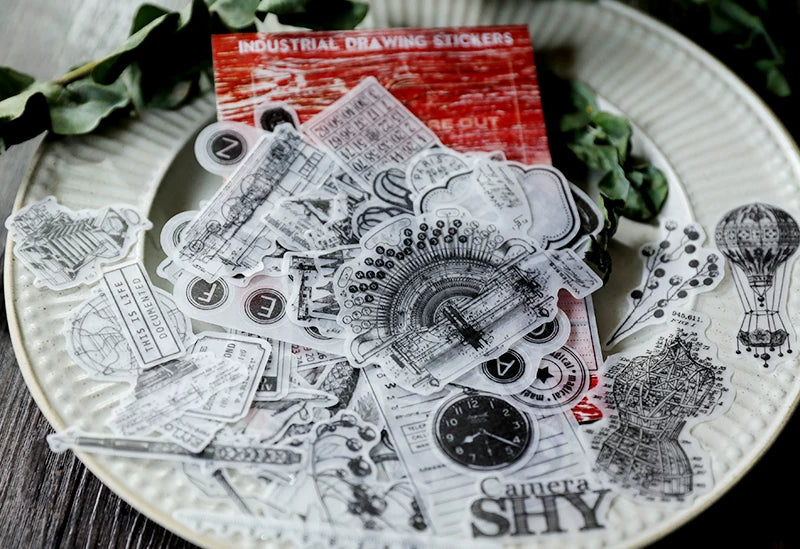 Steam Machinery Vellum Stickers