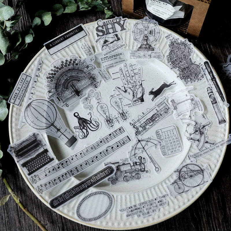 Steam Machinery Vellum Stickers