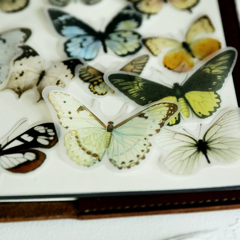 Little Butterfly Vellum Stickers