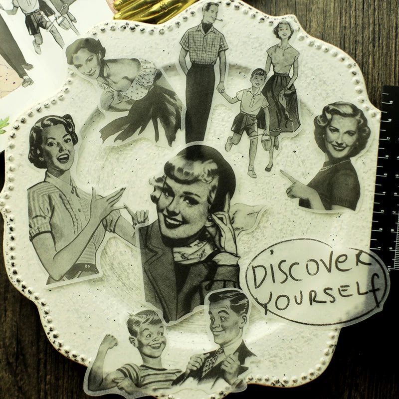 Figure Vellum Stickers
