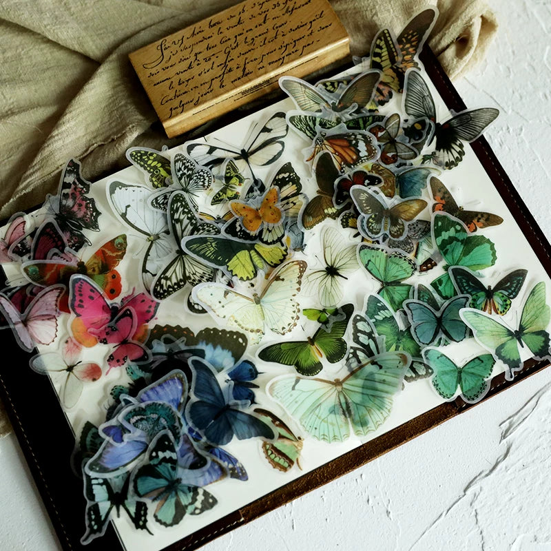 Little Butterfly Vellum Stickers