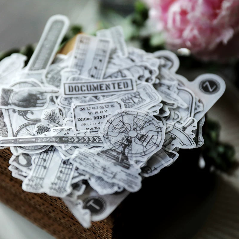 Steam Machinery Vellum Stickers