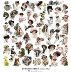 Elegant Woman Vellum Stickers