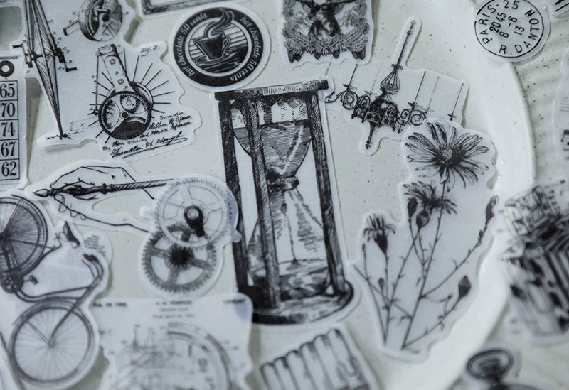 Steam Machinery Vellum Stickers