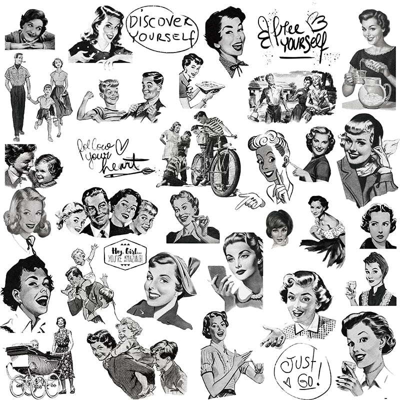 Figure Vellum Stickers
