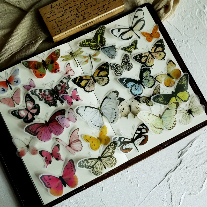 Little Butterfly Vellum Stickers