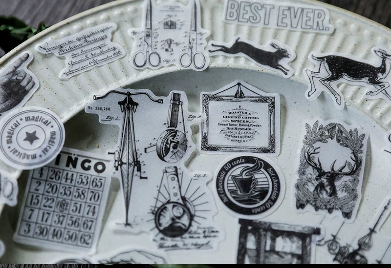 Steam Machinery Vellum Stickers