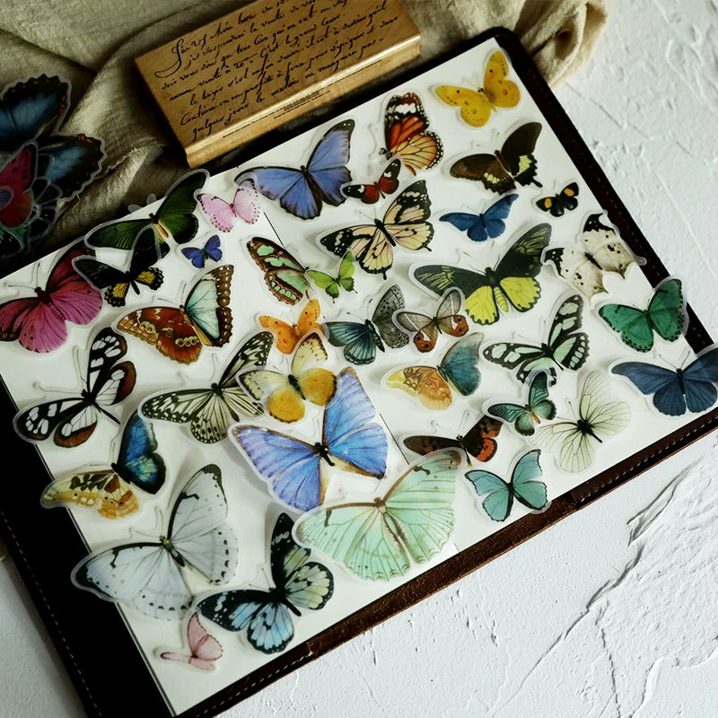 Little Butterfly Vellum Stickers