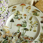 Little Mushroom Vellum Stickers