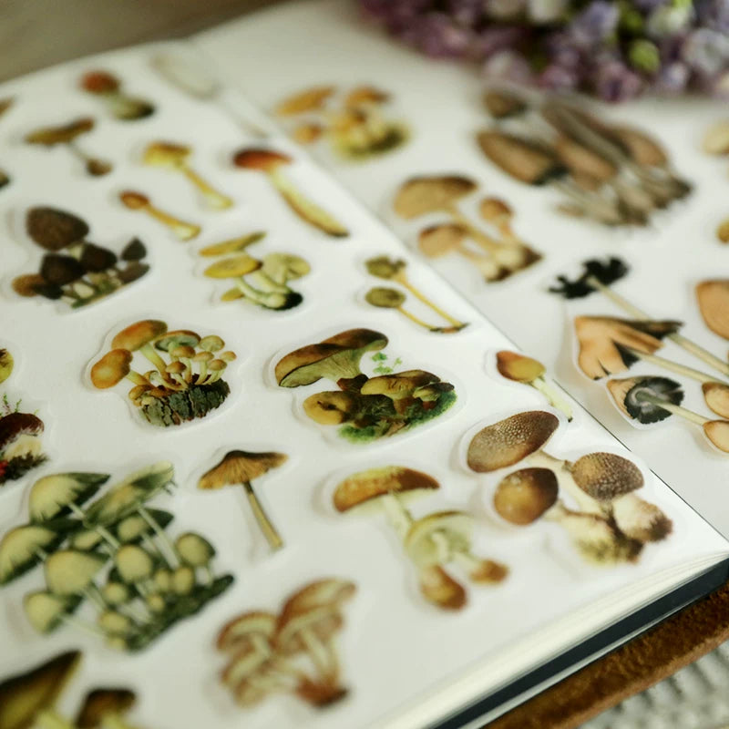 Little Mushroom Vellum Stickers