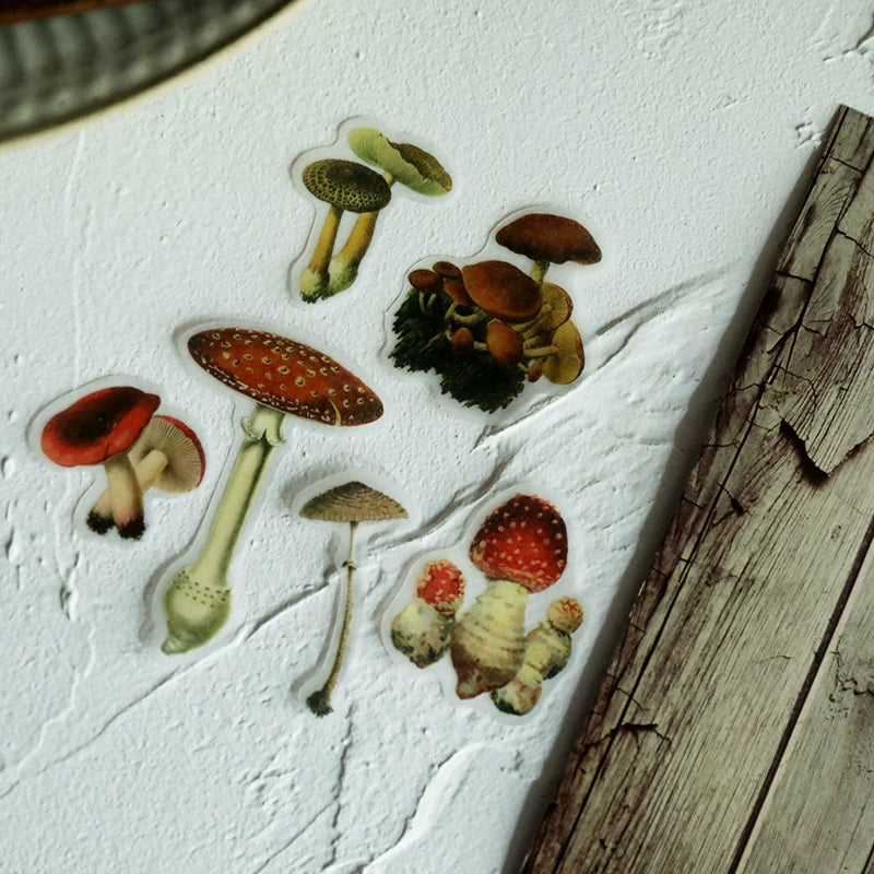Little Mushroom Vellum Stickers
