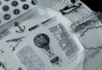 Steam Machinery Vellum Stickers