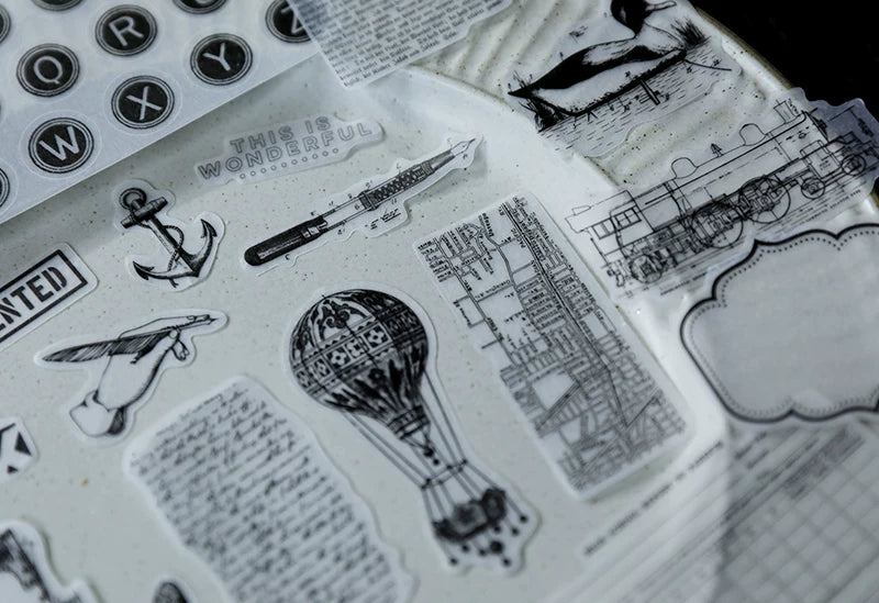 Steam Machinery Vellum Stickers