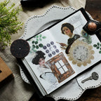 Elegant Woman Vellum Stickers