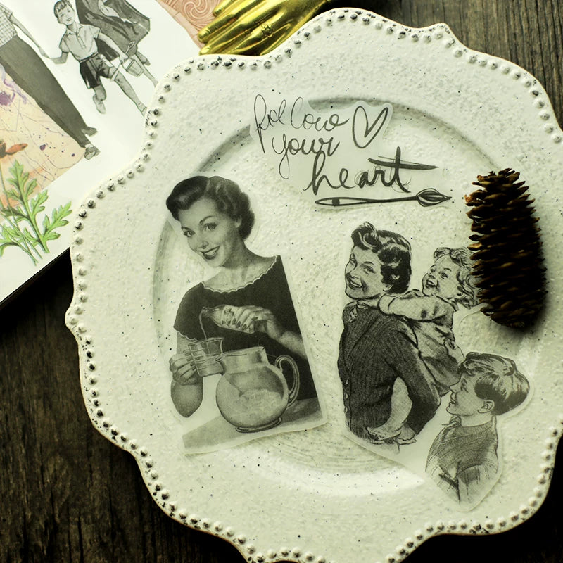 Figure Vellum Stickers