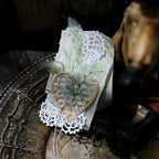 Fresh Green Leaves Vellum Stickers