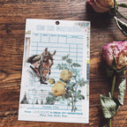 Elegant Woman Vellum Stickers
